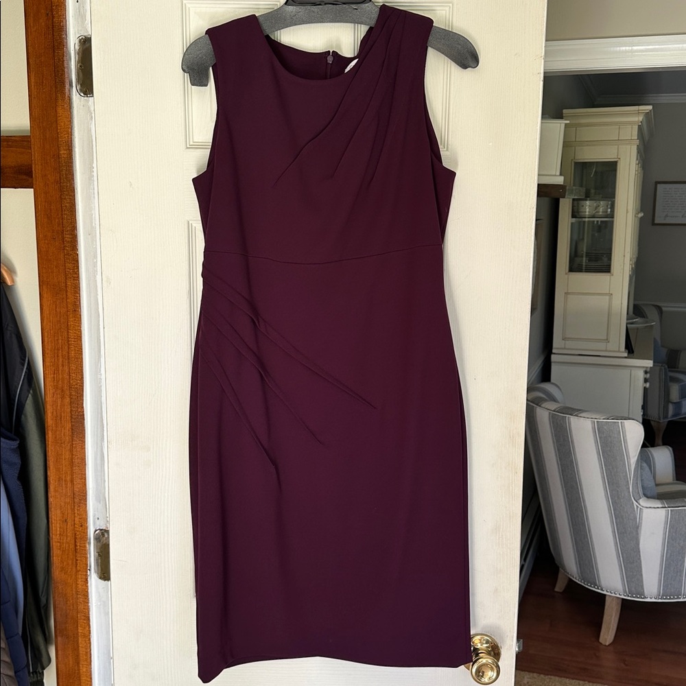 Calvin Klein Rich Plum Dress